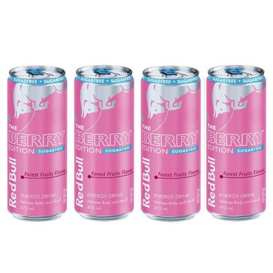 Red Bull Berry Edition Forest Fruits - Import 4x473 ml