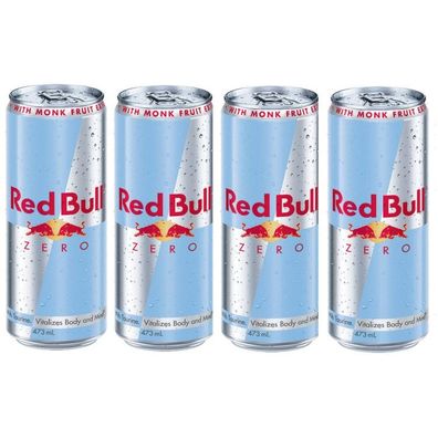 Red Bull Zero - Australian Import 4x473 ml
