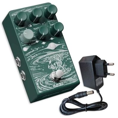 Klowra Effektgerät Sprout Modulation Pedal mit Netzteil