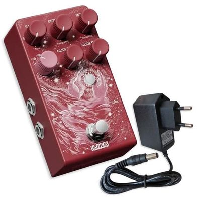 Klowra Effektgerät Vein Pitch Shifter Pedal mit Netzteil