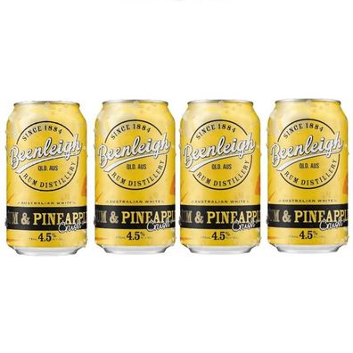 Beenleigh Australian Rum & Pineapple Crush Can 4.5 % vol. 4x375 ml