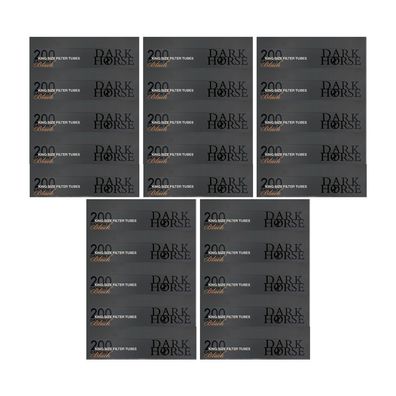 Dark Horse Carbon XL Black Extra Filterhülsen (25 x 200 Stück)