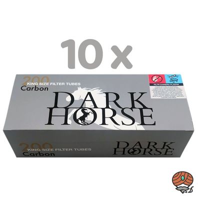 Dark Horse Carbon King Size Filterhülsen (10x 200 Stück)