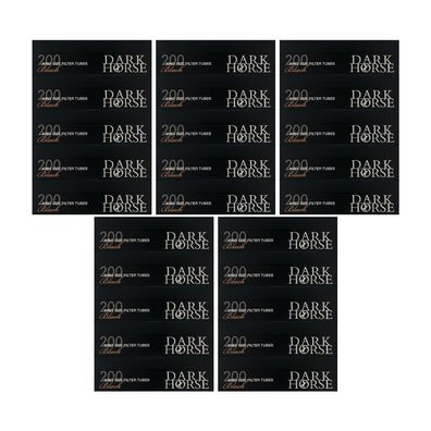 Dark Horse Black King Size Filterhülsen (25 x 200 Stück)