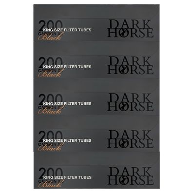Dark Horse Carbon XL Black Extra Filterhülsen (5 x 200 Stück)