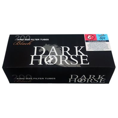 Dark Horse Black King Size Filterhülsen (10 x 200 Stück)