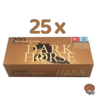Dark Horse Carbon & Copper XL Extra Filterhülsen (25x 200 Stück)