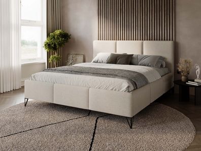 Polsterbett Loren Bett mit Bettkasten und Lattenrost Doppelbett Ehebett