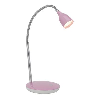Brilliant Anthony LED Tischleuchte Rosa Moderne Tischlampe 2,4W