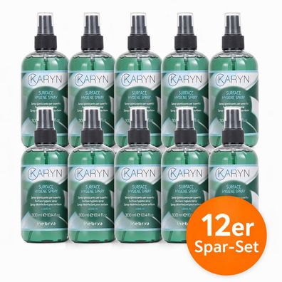 Inebrya Surface Hygiene Spray Oberflächendesinfektion, 12er Spar-Set, 12×300 ml