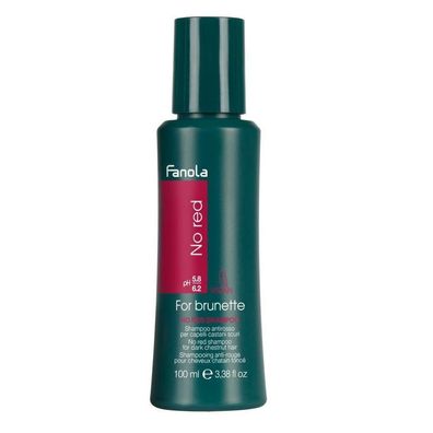 Fanola No Red Shampoo Anti-Rot Neutralisiert Rottöne, 100 ml