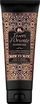 Tesori d'Oriente Hammam Duschgel mit Arganöl und Orangenblüte, 250 ml, Italien