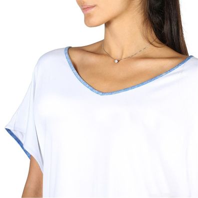 EA7 - T-Shirts - 3YTT53-TJ40Z-1100 - Damen - white, lue
