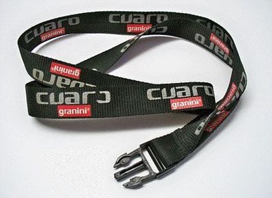 Granini cuaro Lanyard Schlüsselanhänger Schlüsselband schwarz Werbeartikel