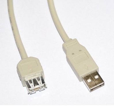 USB 2.0 Verlängerung 5m / USB extension cord 5m - Premium Quality