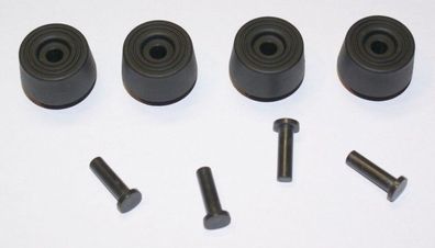 Marantz Gehäusefüße Füße Steckbar Snap-In Feet for Vintage Amps Tapedecks 4 pcs