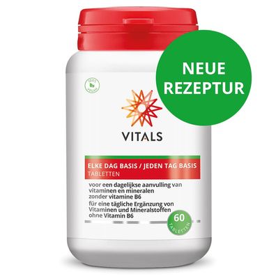 Jeden Tag Basis, 60 Tabletten von Vitals NEUE Rezeptur