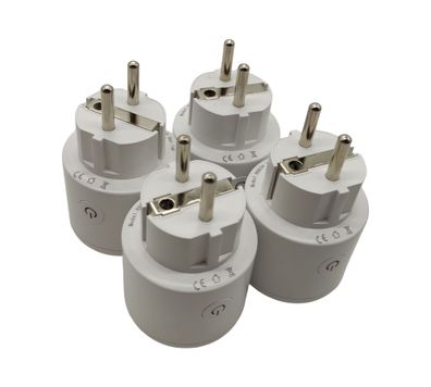 SURFOU WLAN-Steckdose mit Strommessgerät 2,4 GHz Alexa Google