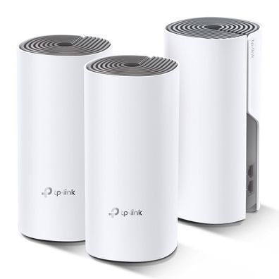 TP-LINK Deco E4 Mesh-WLAN 3-Pack (Router. 2 Extender) (AC1200)