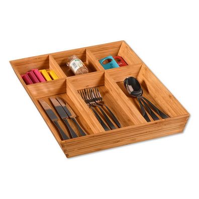 KESPER Bambus-Besteckkasten zur Besteckaufbewahrung 58088-13