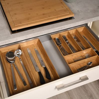 KESPER Besteckkasten-Set: 2 Besteckkästen zur Besteckaufbewahrung