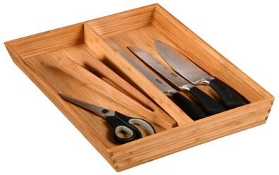 KESPER Bambus-Besteckkasten zur Besteckaufbewahrung 58086-13