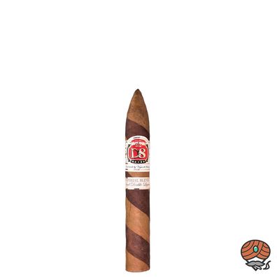Vegas de Santiago D8 Bicolor Barber Pole Torpedo Zigarre aus Costa Rica