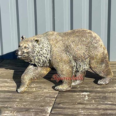 Bär Braunbär Figur Kanada Statue Werbefigur Saunabereich Deko Dekoration braun