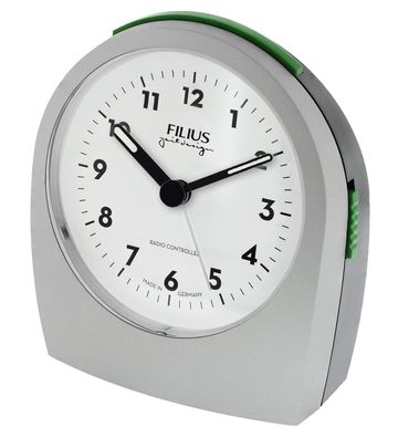 Filius Funk-Wecker Silbergrau-Graphit 0545-19