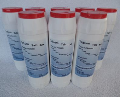 8x 500g Talkum Streudose Talc Talcum Talk Schlauch Reifen Latex Gummipflege