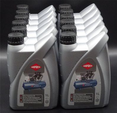 12Liter Airpress Öl Kolbenkompressor Kompressoröl ISO VG 100 Kolbenverdichteröl
