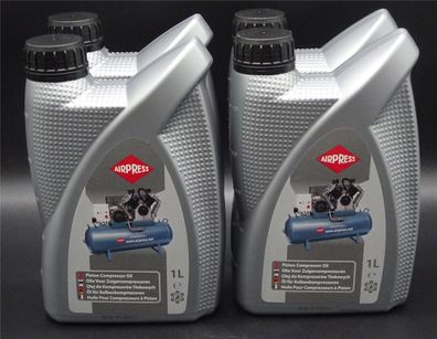 4L Airpress Öl Kolbenkompressor Kompressoröl ISO VG 100 Kolbenverdichteröl