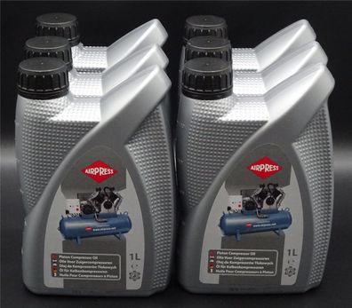 6L Airpress Öl Kolbenkompressor Kompressoröl ISO VG 100 Kolbenverdichteröl