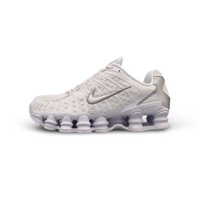Nike Shox TL White Metallic Silver (Womens) - 38.5