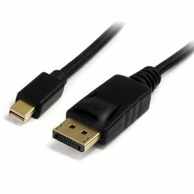 Startech. Com 1m Mini Displayport 1.2 To Displayport Adapter Cable, Mdp To Dp