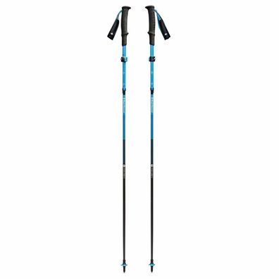 TrekkingstöCke Distance Carbon Flz (Anthrazit/Blau, 1 Paar, 110-125 Cm)