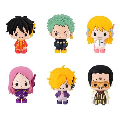One Piece Chokorin Mascot Series Sammelfiguren 6er-Pack Egghead Ver. 5 cm