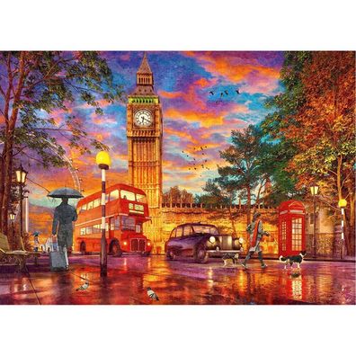 Puzzle Sonnenuntergang In London (1000 Teile)