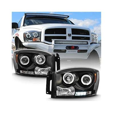 DODGE Ram 06 - 08 Projector Scheinwerfer Angeleyes SATZ! 2006 2008 LED 07 2007