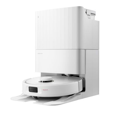 Roborock Qrevo MaxV, Beutellos, Weiß, Rund, 63 dB, 0,33 l, 0,08 l