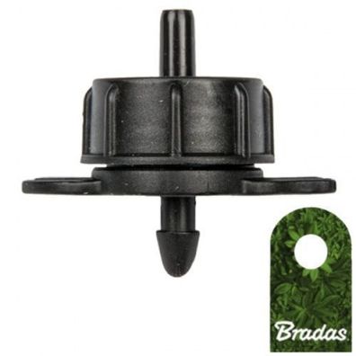 Micro Bewässerung Tropfer mit Strömungslabyrinth 4l/ h Außgang 4mm Bradas 0063