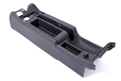 A6 4B Mitteltunnel hinten Verkleidung um Handbremse Konsole schwarz OHNESchalter