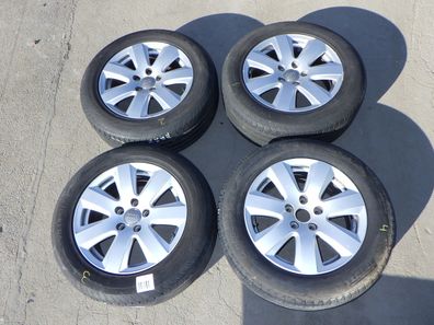 Audi A6 4F Alufelgen original 225/55 ZR16 99Y 7,5x16H2 ET45 Sommer 4,5-5,5mm