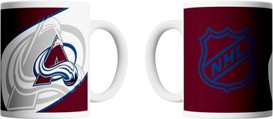 NHL Kaffeetasse Colorado Avalanche Shadow Logo Becher Tasse Coffee Mug 4262438786246
