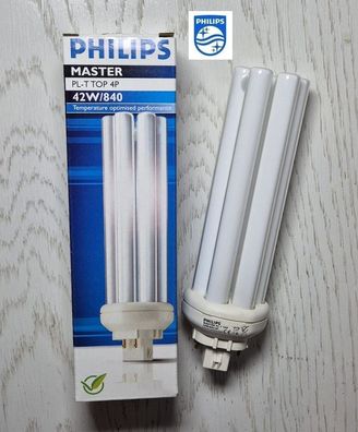 Philips Master PL-T TOP 42W 840 Kaltweiß Cool Kompaktleuchtstoff Lampe GX24q-4