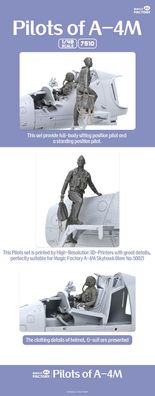 Magic Factory 1:48 7510 Pilots of A-4M - NEU
