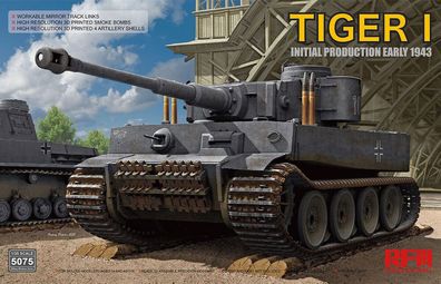 Rye Field Model 1:35 5075 Tiger I 100# initial production early 1943 - NEU