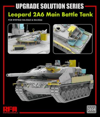 Rye Field Model 1:35 2035 Upgrade set for 5065 & 5066 Leopard 2A6 - NEU