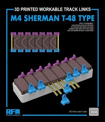 Rye Field Model 1:35 RFM3030 M4 Sherman T-48 Type - NEU