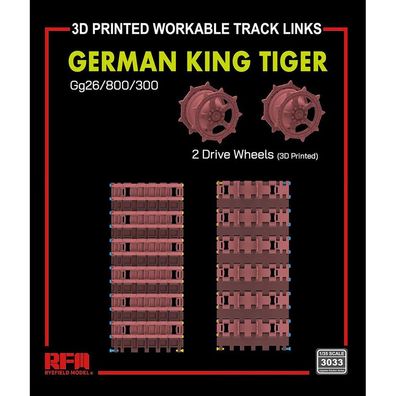 Rye Field Model 1:35 RFM3033 German King Tiger GG26/800/300 - NEU